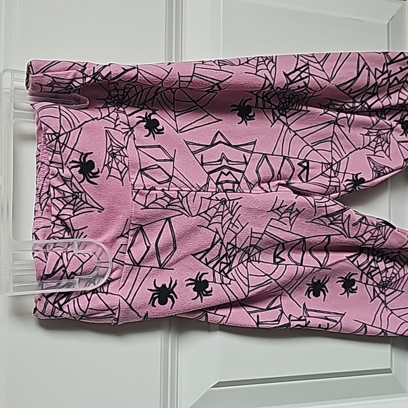 4 For $20 LulaRoe Halloween Theme Spiderweb Print Pants in Kids S/M - Picture 2 of 6